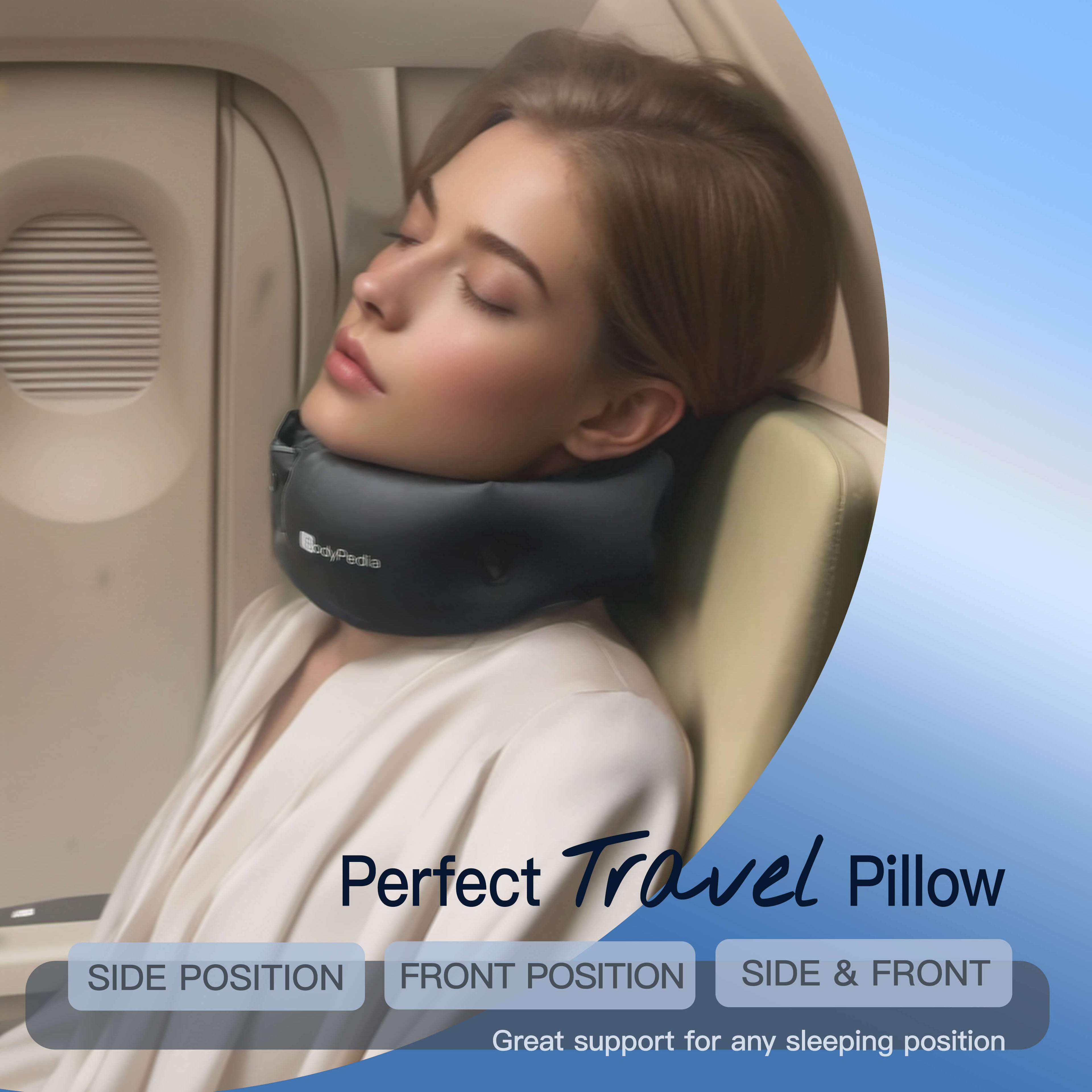 BodyPedia Air Inflatable Travel Pillow - BodyPedia