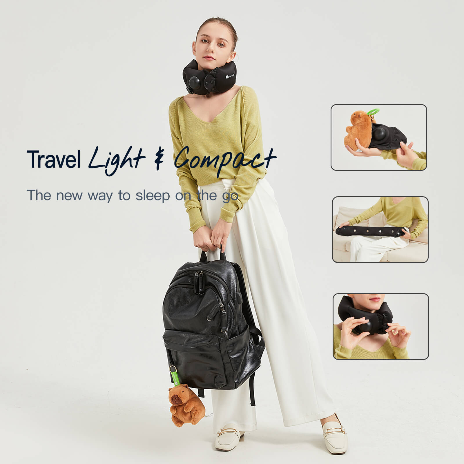 BodyPedia Air Inflatable Travel Pillow - BodyPedia